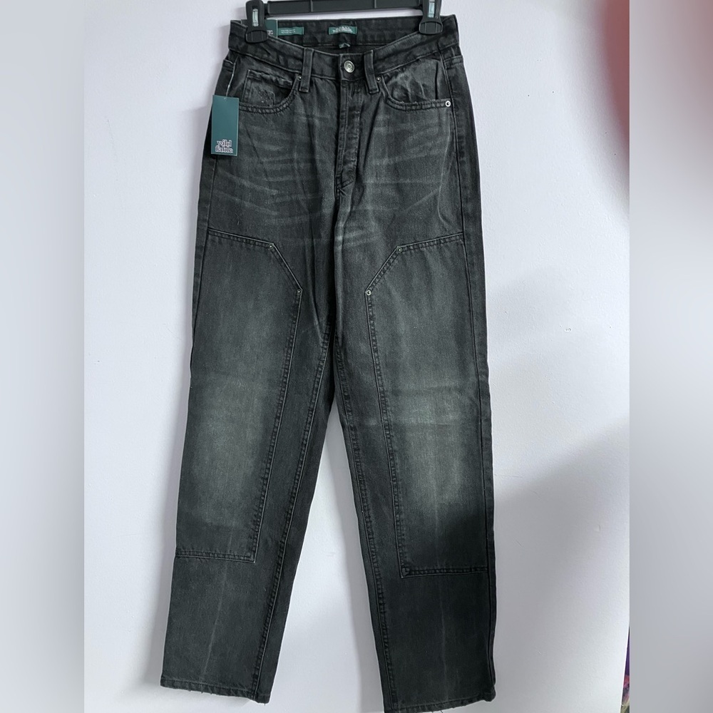 Wild Fable Women’s High Rise Straight Denim Jeans, Size 4, Faded Gray, NWT
